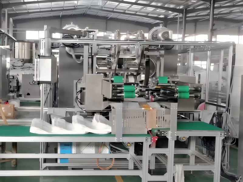 Paper-plastic composite valve bag making machine