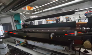 Flexographic printing machine